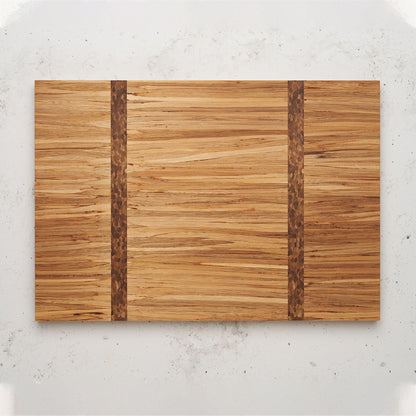 overhead view of the medium size gather and graze serving board