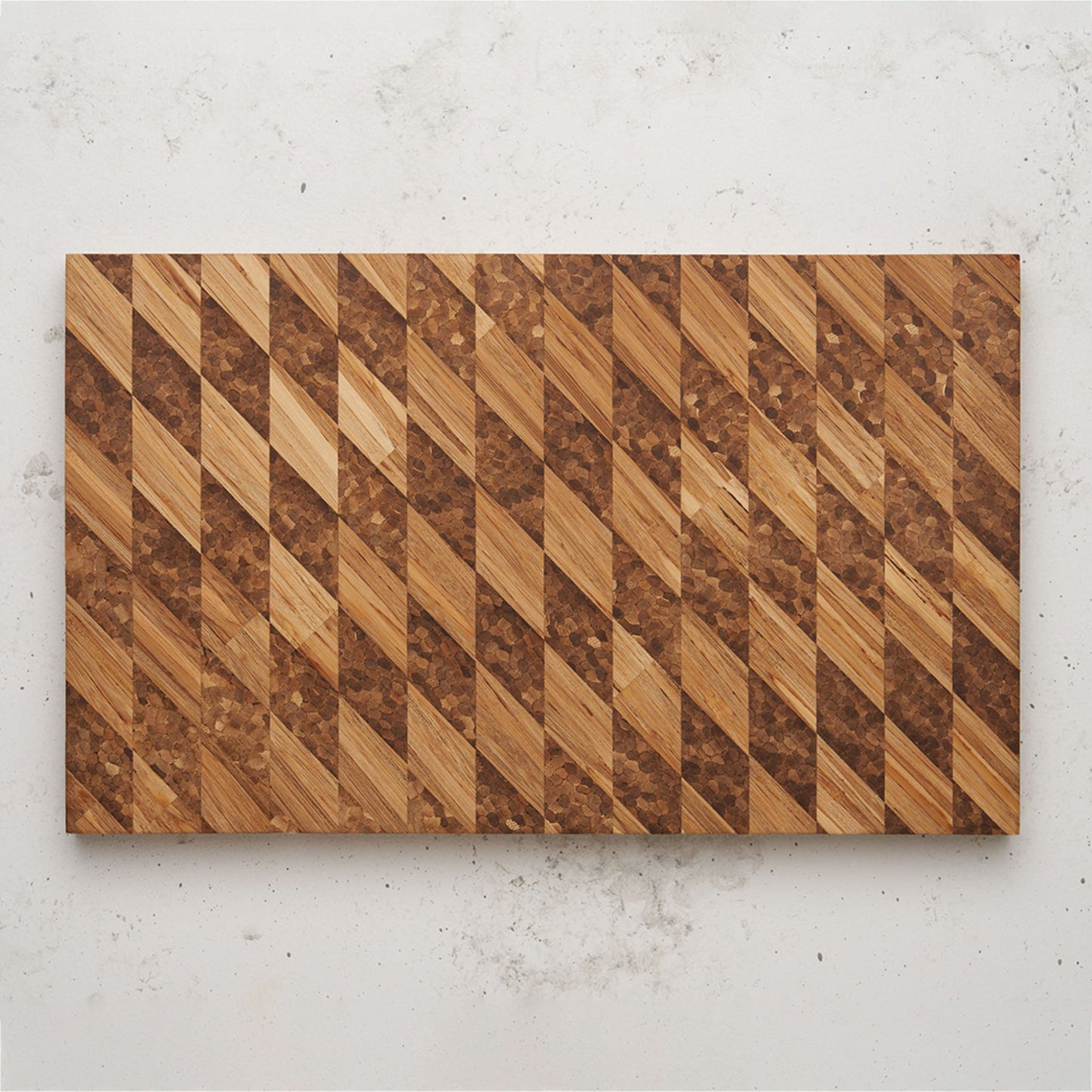 Overhead view of the multi grain bread board