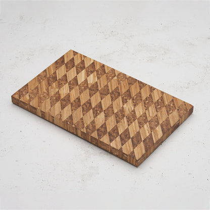 Overhead view of the multi grain bread board